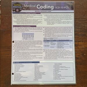QuickStudy Medical Coding ICD-10-PCS